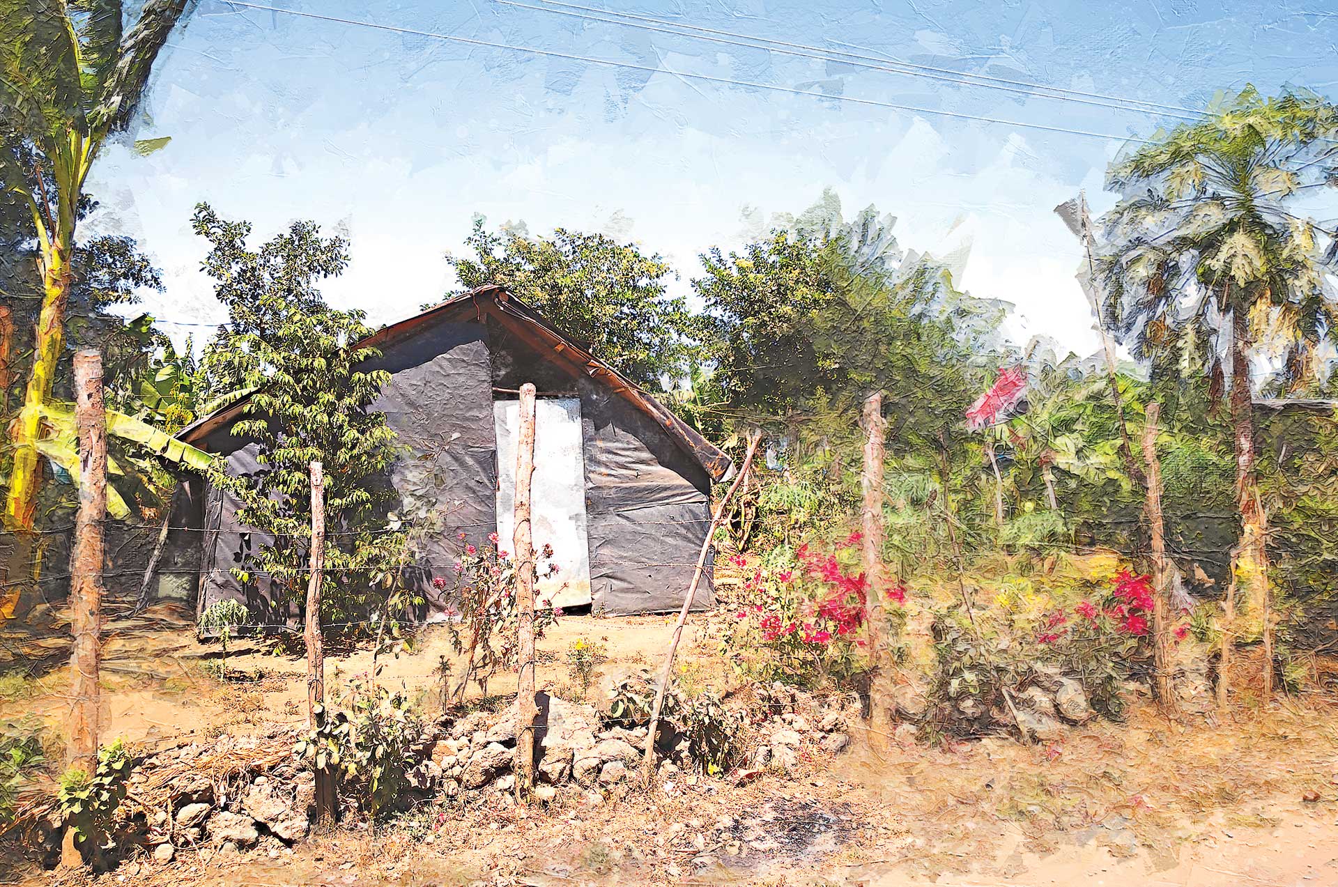 imagen de casa de agricultores